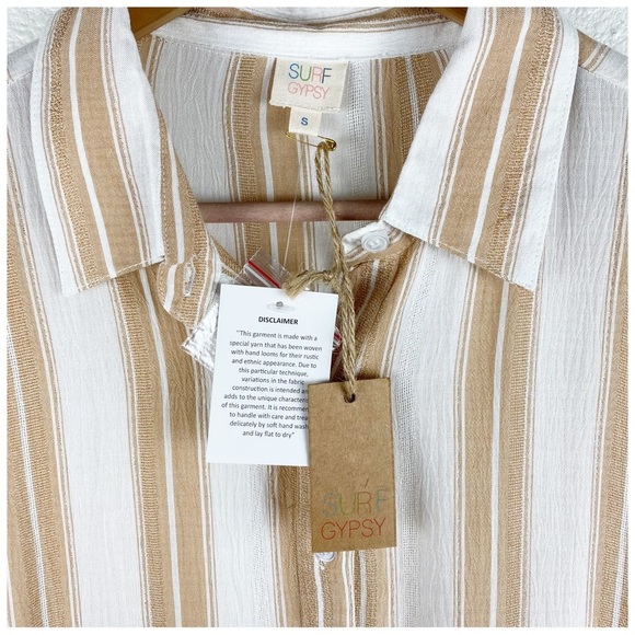 NWT Surf Gypsy Sandy Stripe Dress Size Small - Picture 7 of 10